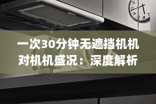 一次30分钟无遮挡机机对机机盛况：深度解析激烈竞争中的技术策略和运行效率 v0.2.5下载