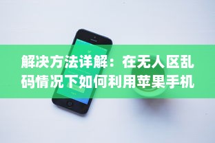 解决方法详解：在无人区乱码情况下如何利用苹果手机正确发送接收信息 v4.2.9下载