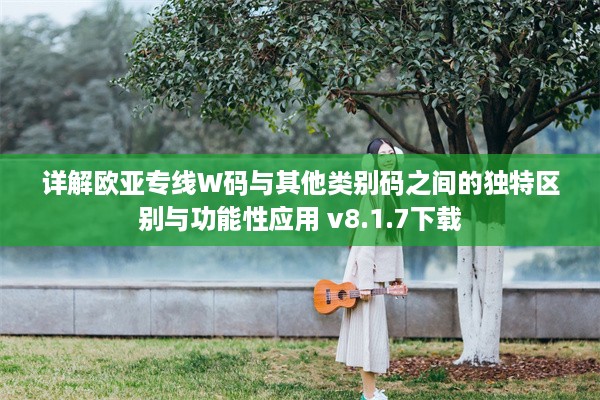 详解欧亚专线W码与其他类别码之间的独特区别与功能性应用 v8.1.7下载