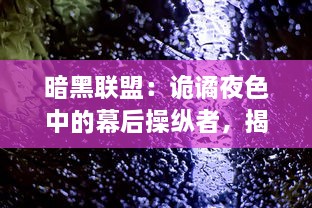 暗黑联盟：诡谲夜色中的幕后操纵者，揭秘他们如何掌控全球黑暗力量