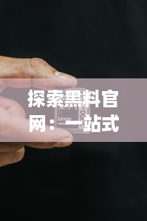 探索黑料官网：一站式解决您的黑料使用需求，提供优质产品与服务 v0.1.0下载