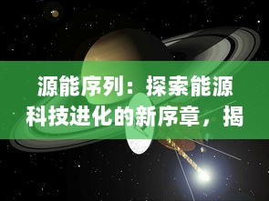 源能序列：探索能源科技进化的新序章，揭示未来可持续发展的科学密码