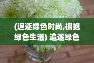 (追逐绿色时尚,拥抱绿色生活) 追逐绿色希望：构建环保型社会的无尽的绿梦之旅