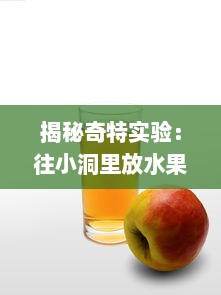 揭秘奇特实验：往小洞里放水果榨汁，会有怎样出乎意料的果汁制作体验 v2.1.0下载