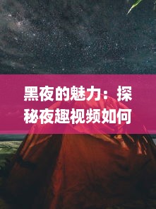 黑夜的魅力：探秘夜趣视频如何捕捉城市生活的光辉此刻